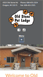 Mobile Screenshot of oldstonepetlodge.com